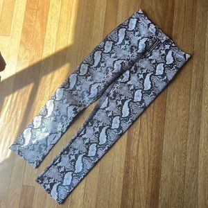 Snakeskin pants